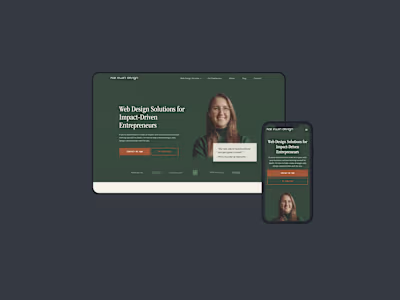 Webflow Redesign for Kat Irwin Design