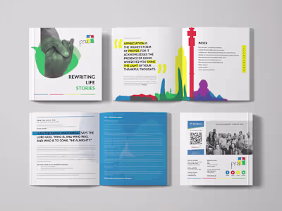 Pen Annual Report Design and layout