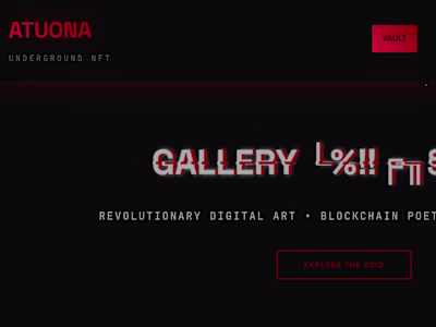 Underground NFT Art Gallery