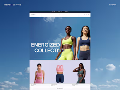 E-commerce website - Mindara lifestyle