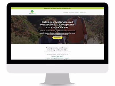 ADA Compliant Kajabi Website for a Doctor.