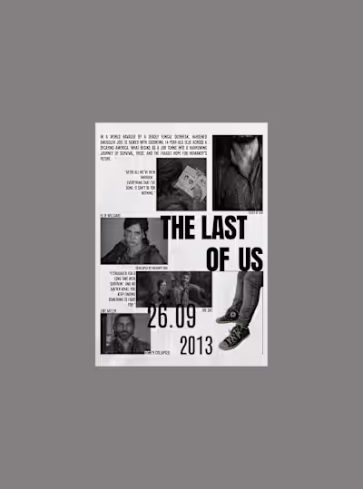The Last Of Us(Game) Poster