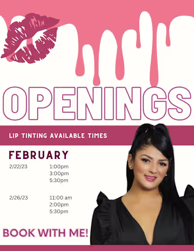 Lip Tint Flyer