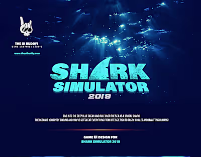 SHARK SIMULATOR - GAME UI