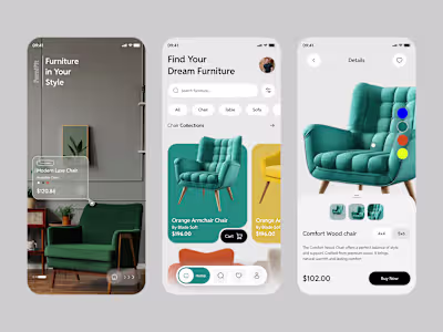 E-commerce Furniture Mobile App