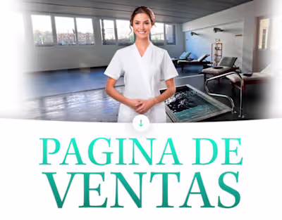Landing page de ventas - Spa pocillos | España