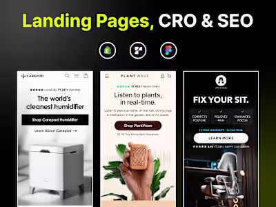 Custom Landing Page Development with Replo