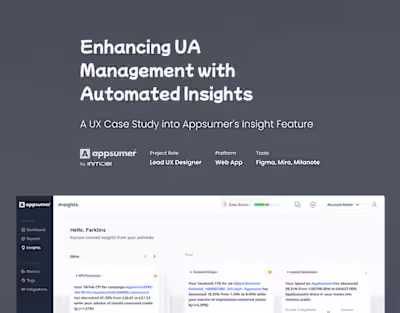 Appsumer - AdTech SaaS Dashboard
