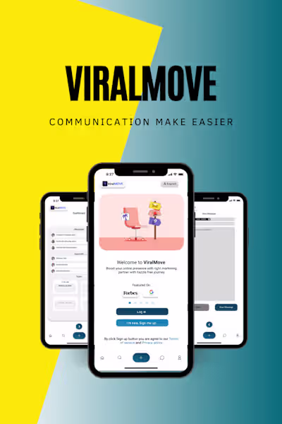 UI UX Design using Figma | ViralMove - DMA in Real Estate 🎯📢