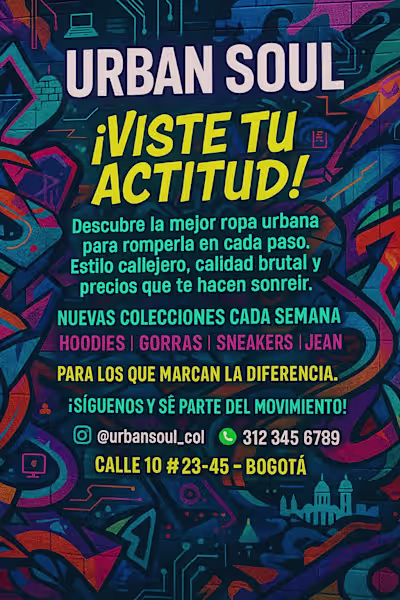Publicidad para tienda de ropa 