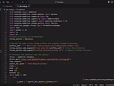 Automated Web Scraper for Turo Car Listings with Selenium