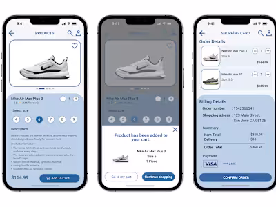 Online Store Mobil UI