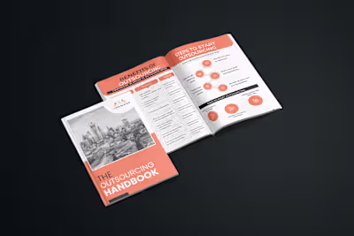 The Outsourcing Handbook | Corporate Guide Design | InDesign