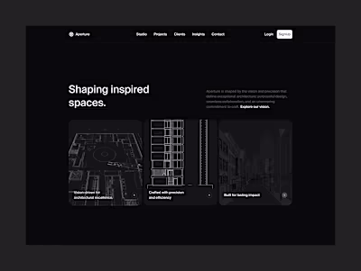 Value proposition for Architecture firm. Design work still v...