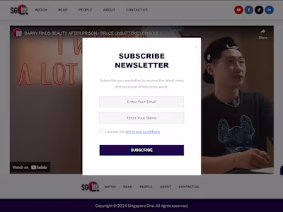 Singapore One (Website)