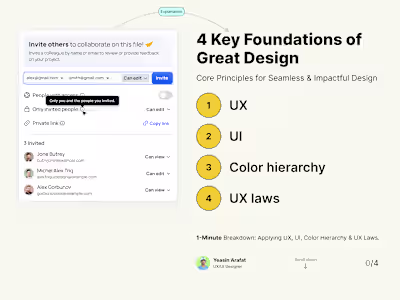 Invite Team Members SaaS UX UI