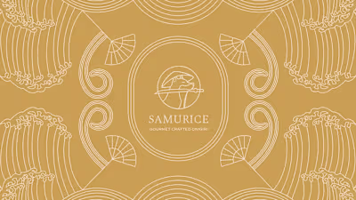 Samurice: Logo Identity and Social Media Designs