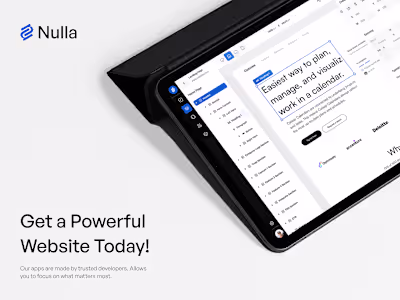 Nulla - Website Builder Platform