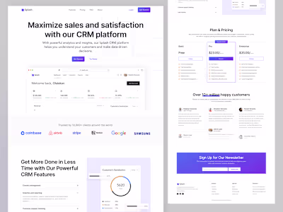 CRM Landing Page A landing page isn’t just a visual entry po...