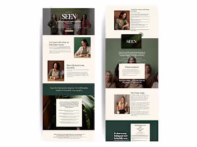 Kajabi Sales Page/Landing Page