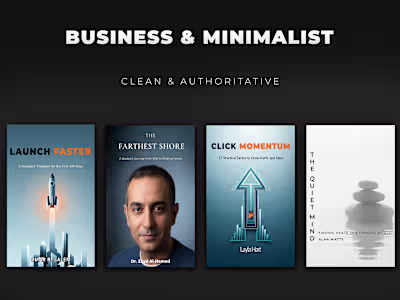 Business & Non-Fiction Book Covers
Clean,