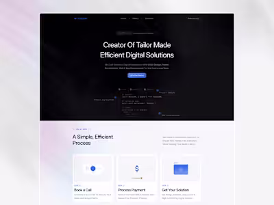 Texsora - Startup Framer Website