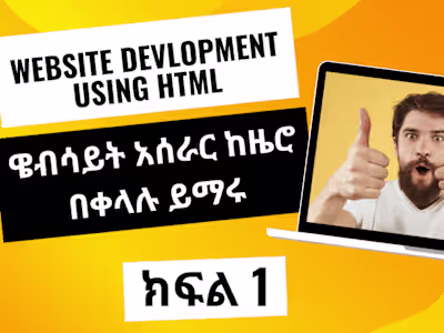 Website Development Using HTML …