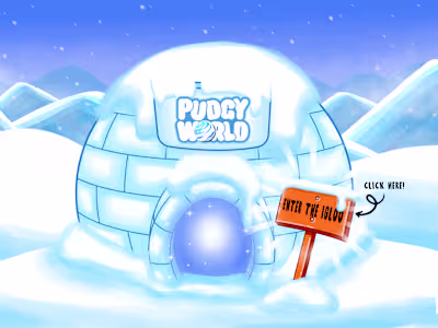 Designing for a Walmart collaboration project -- Pudgy World! 