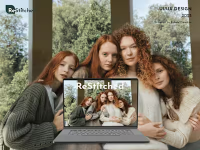 ReStitched: Sustainable Luxury Brand| UI/UX Project