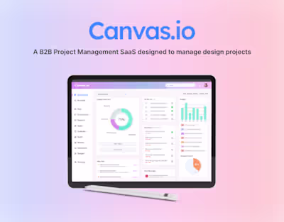 Canvas.io | Project Management B2B SaaS