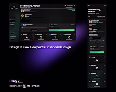 Design In Flow FlowPoints Dashboard Design