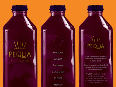 PEQLIA Drink: Be Distinguished