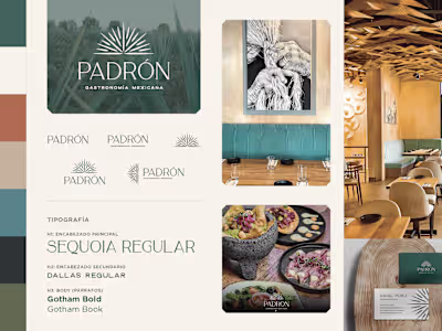 Rebranding for Padron Mexican Gastronomy