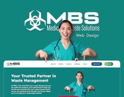 MBS Website Design :: Behance