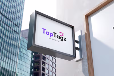 TapTagz Logo Creation