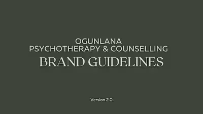 Brand Identity Design for Ogunlana Psychotherapy & Counselling