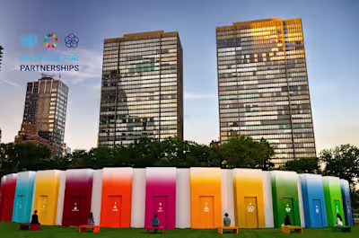 The SDG Pavilion at the UN Headquarters in New York