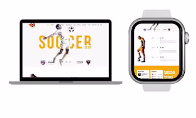 Sports School Website Redesign