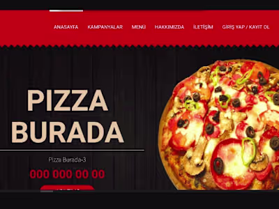 Pizza Order Website