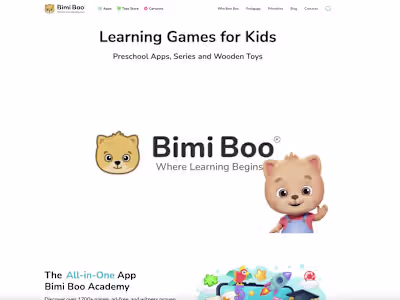 BimiBoo Website Redesign & WordPress Optimization