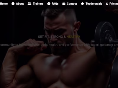 Project Name: Teesta GYM
A ready-to-deployment,