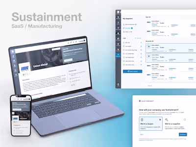 Manufacturing SaaS | Sustainment