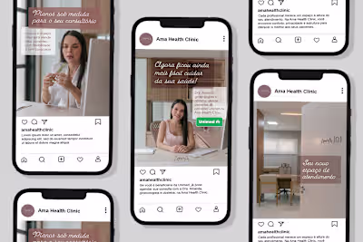 Instagram Branding & Content Strategy for AMA Health Clinic