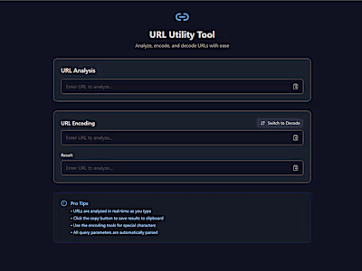 URL Utility Tool Development