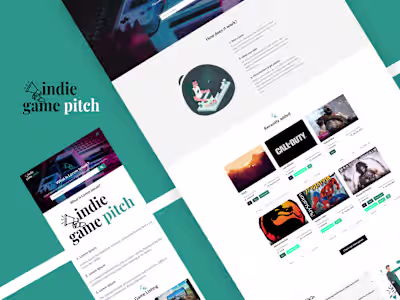 Game Developer Showcase and Funding Platform