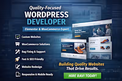 High-Quality WordPress Website Development Expert