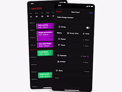 Event Management and Calendar App