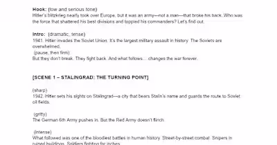 The Army That Ended Empires: A Yarnhub Script