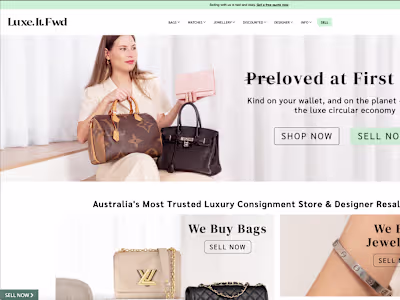Luxe.It.Fwd | ReactJS | Ecommerce