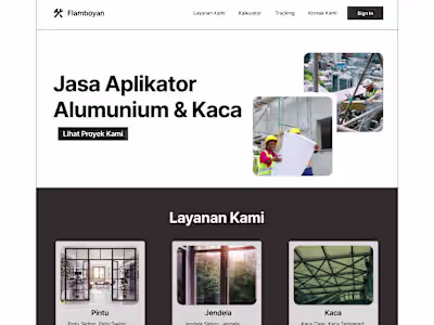 Website Company Profile ( Construction Services )